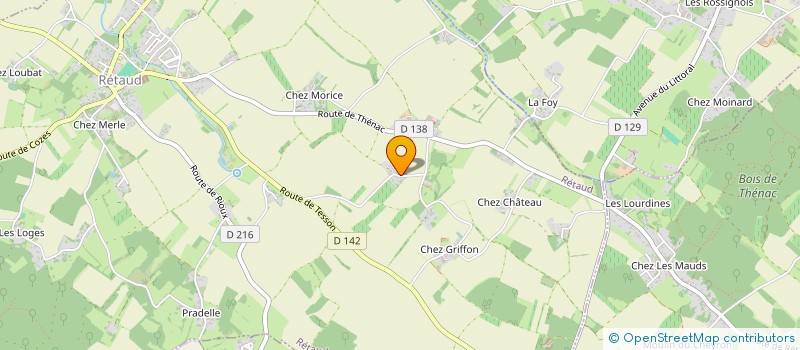 localisation de l'entreprise MADAME AURELIE MALE  RETAUD