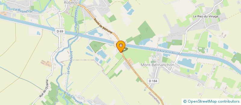 localisation de l'entreprise MADAME AURELIE MALESZKA  BETHUNE