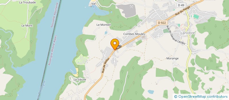 localisation de l'entreprise MADAME AURELIE MALGAT à LANOBRE