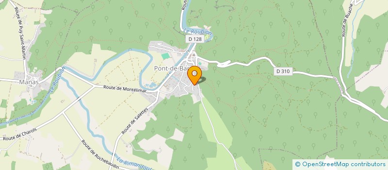 localisation de l'entreprise MADAME AURELIE MALLET  PONT-DE-BARRET