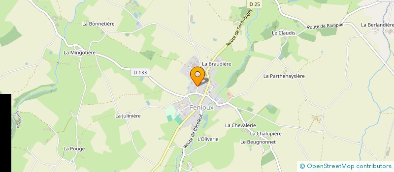 localisation de l'entreprise MADAME AURELIE MANCEAU  FOUSSAIS-PAYRE