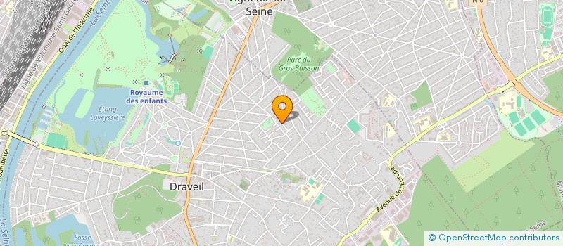 localisation de l'entreprise MADAME AURELIE MANEGRIER à DRAVEIL
