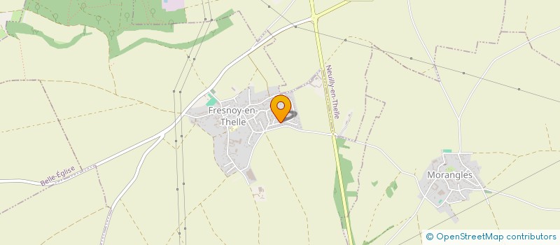 localisation de l'entreprise MADAME AURELIE MANTELLE  FRESNOY-EN-THELLE