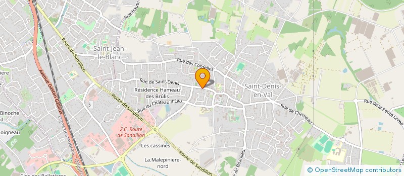 localisation de l'entreprise MADAME AURELIE MARCHAIS à SAINT-DENIS-EN-VAL