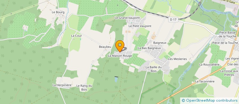 localisation de l'entreprise MADAME AURELIE MARCHAND  CHEILLE