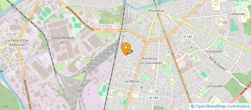 localisation de l'entreprise MADAME AURELIE MARCHAND à LE MANS