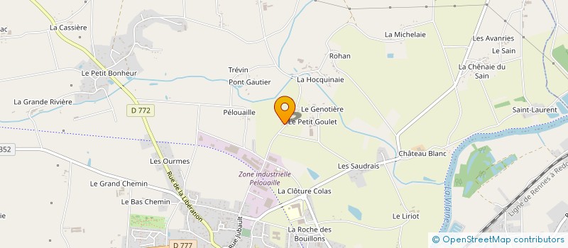 localisation de l'entreprise MADAME AURELIE MARCHAND à GUIPRY-MESSAC