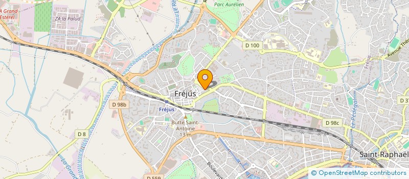 localisation de l'entreprise MADAME AURELIE MARCHAND à FREJUS