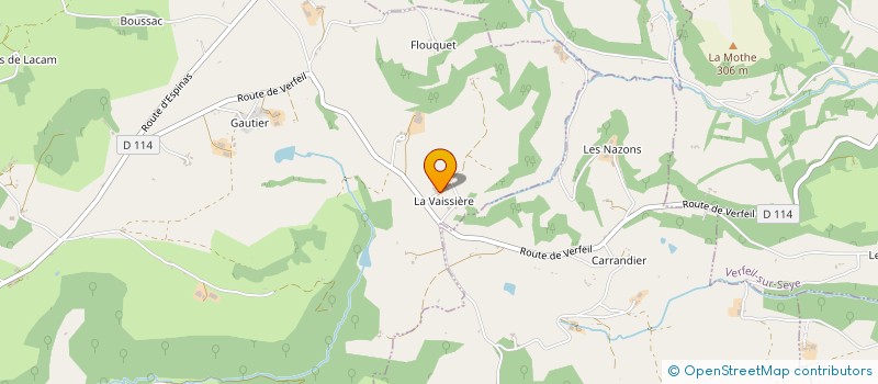 localisation de l'entreprise MADAME AURELIE MARCIEL  SAINT-ANTONIN-NOBLE-VAL