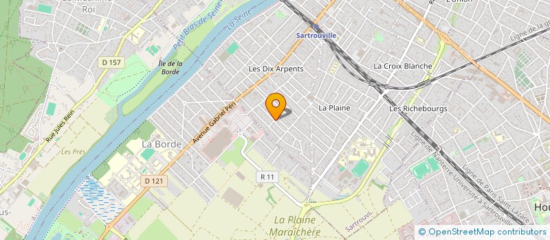 localisation de l'entreprise MADAME AURELIE MARCONNET à SARTROUVILLE