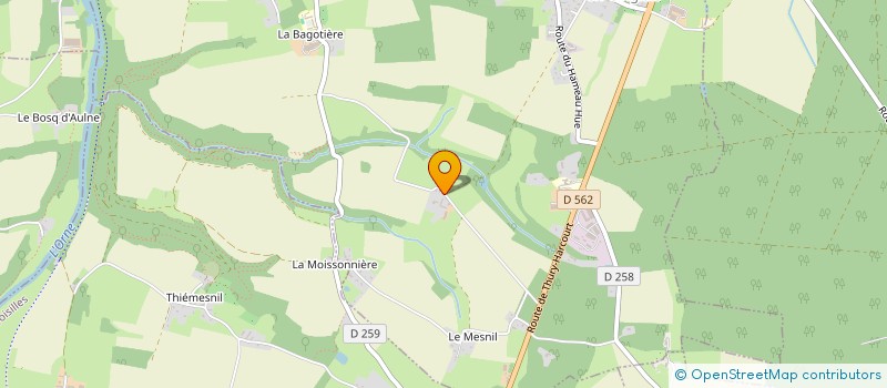 localisation de l'entreprise MADAME AURELIE-MARIE HESS  LES MOUTIERS-EN-CINGLAIS