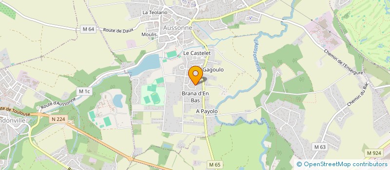 localisation de l'entreprise MADAME AURELIE-MARIE LALLEMAND à AUSSONNE