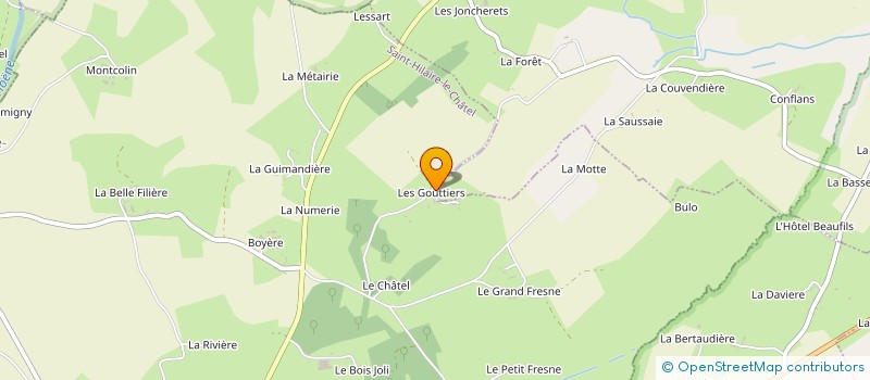 localisation de l'entreprise MADAME AURELIE MARIE LINE DAGONEAU à SAINT-HILAIRE-LE-CHATEL