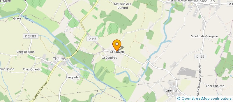 localisation de l'entreprise MADAME AURELIE MARISEIN  MONTPELLIER-DE-MEDILLAN