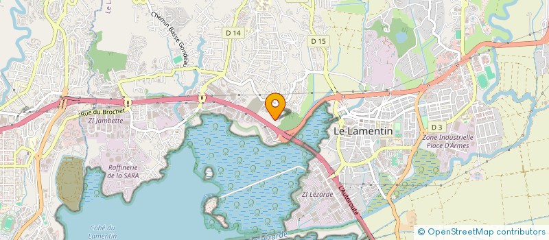 localisation de l'entreprise MADAME AURELIE MARIUS  LE LAMENTIN