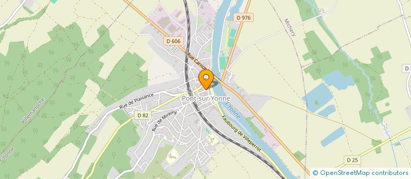 localisation de l'entreprise MADAME AURELIE MARQUET à PONT-SUR-YONNE