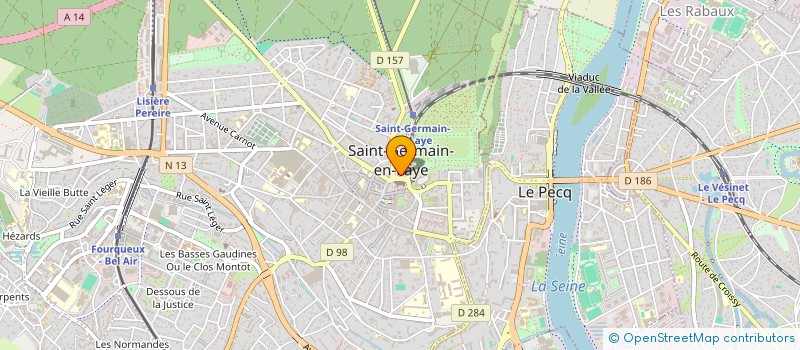 localisation de l'entreprise MADAME AURELIE MARSALLON  SAINT-GERMAIN-EN-LAYE