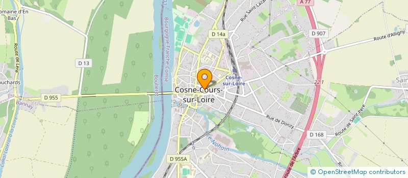 localisation de l'entreprise MADAME AURELIE MARTIN à COSNE-COURS-SUR-LOIRE