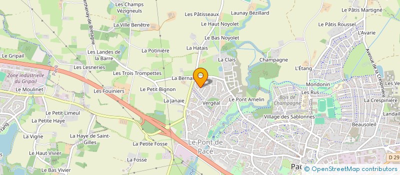 localisation de l'entreprise MADAME AURELIE MARTIN à PACE