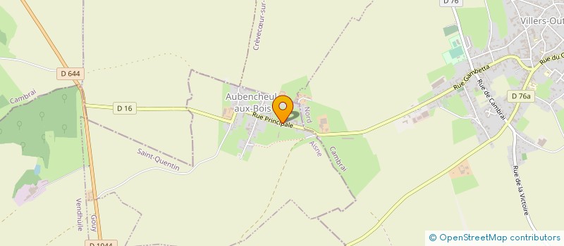 localisation de l'entreprise MADAME AURELIE MARTIN à AUBENCHEUL-AUX-BOIS