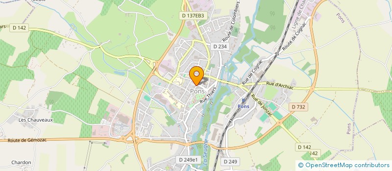 localisation de l'entreprise MADAME AURELIE MARTIN  PONS