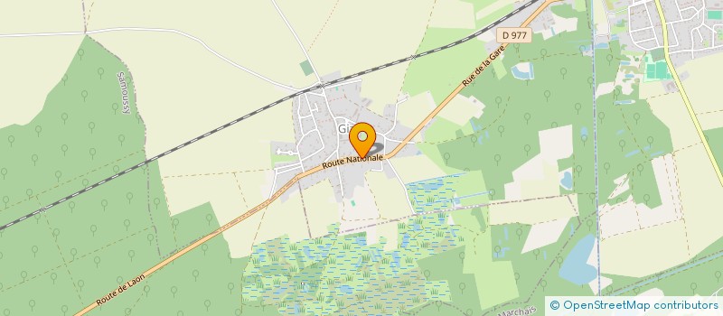 localisation de l'entreprise MADAME AURELIE MARTIN  GIZY