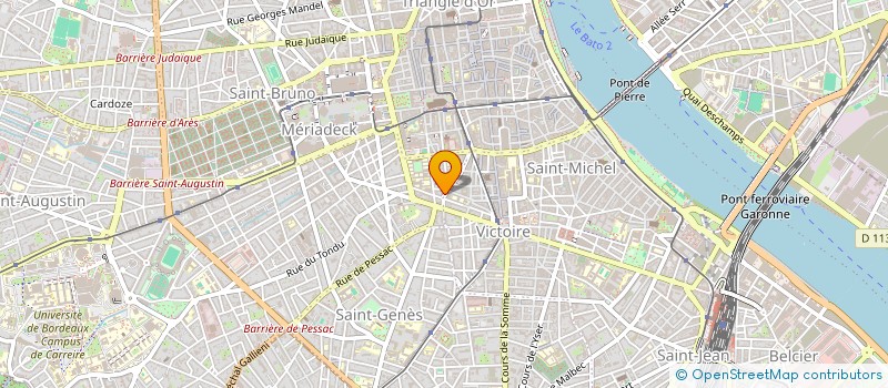 localisation de l'entreprise MADAME AURELIE MARTINIERE  BORDEAUX