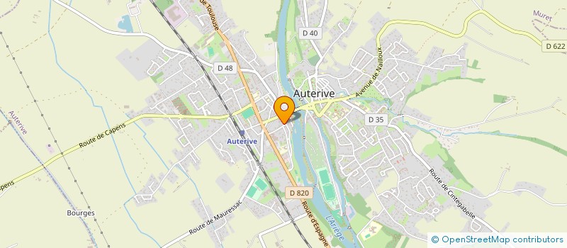 localisation de l'entreprise MADAME AURELIE MASSERON  AUTERIVE