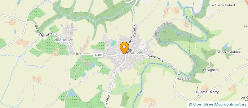 localisation de l'entreprise MADAME AURELIE MATHIAS à MONTREVAULT-SUR-EVRE