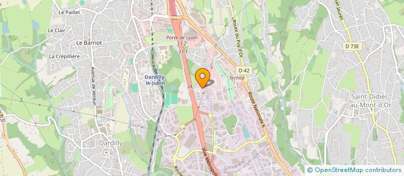 localisation de l'entreprise MADAME AURELIE MATHIEU  BESSENAY