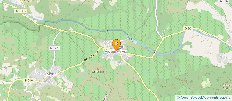 localisation de l'entreprise MADAME AURELIE MATHIEU  FELINES-MINERVOIS