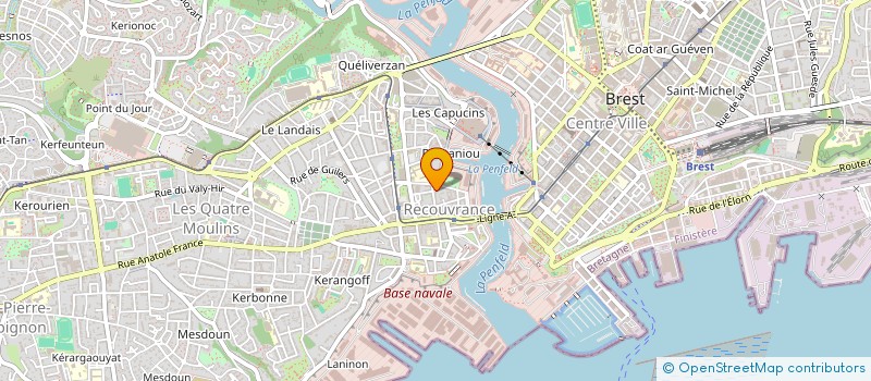 localisation de l'entreprise MADAME AURELIE MATHIOU à BREST