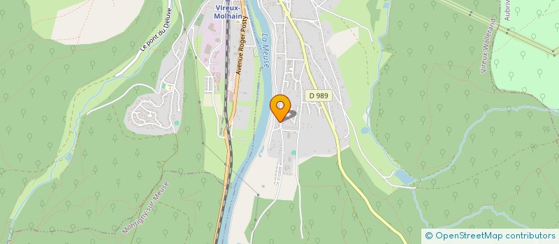 localisation de l'entreprise MADAME AURELIE MATTIONI  VIREUX-WALLERAND