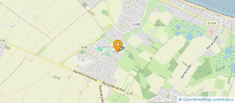localisation de l'entreprise MADAME AURELIE MAUGER  HERMANVILLE-SUR-MER