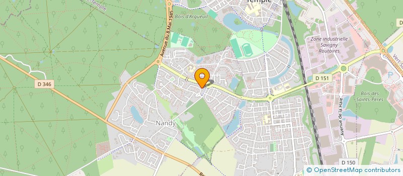 localisation de l'entreprise MADAME AURELIE MAUGUIN  NANDY