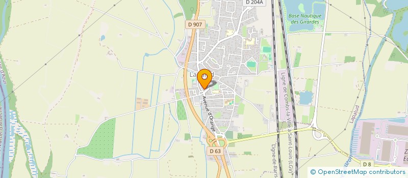 localisation de l'entreprise MADAME AURELIE MAURIN  LAPALUD