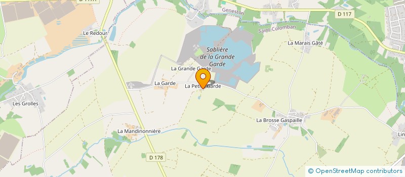 localisation de l'entreprise MADAME AURELIE MAZELIER  SAINT-COLOMBAN