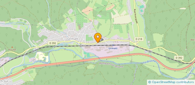 localisation de l'entreprise MADAME AURELIE MEHL  URMATT