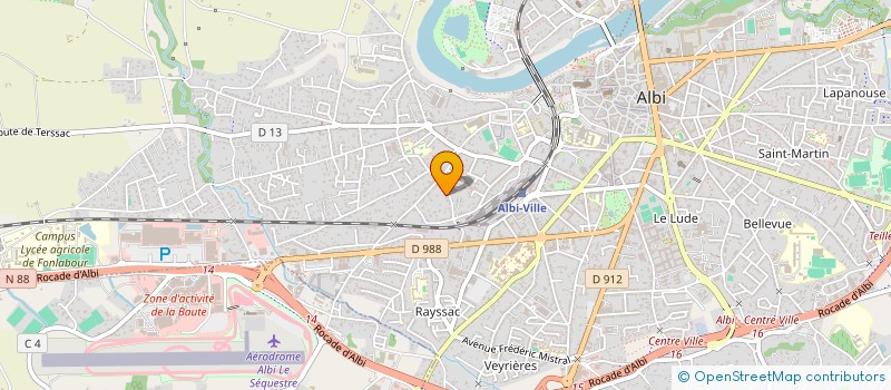 localisation de l'entreprise MADAME AURELIE MELJAC à ALBI