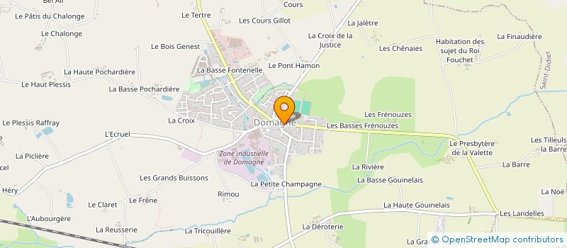 localisation de l'entreprise MADAME AURELIE MENDES  DOMAGNE