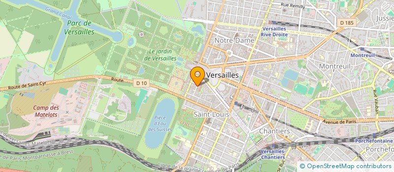 localisation de l'entreprise MADAME AURELIE MENETRIEUX à VERSAILLES