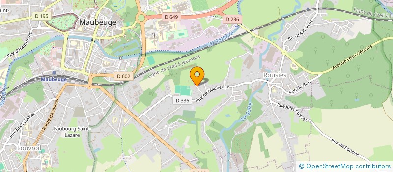 localisation de l'entreprise MADAME AURELIE MENNECHET  ROUSIES