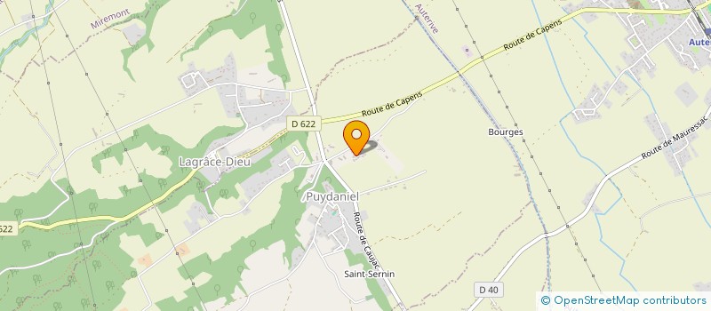 localisation de l'entreprise MADAME AURELIE MERCADIER  PUYDANIEL