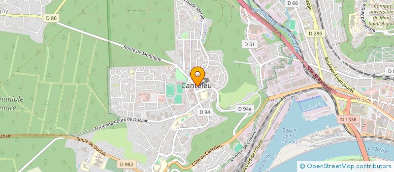 localisation de l'entreprise MADAME AURELIE MERCIER  NOTRE-DAME-DE-BONDEVILLE