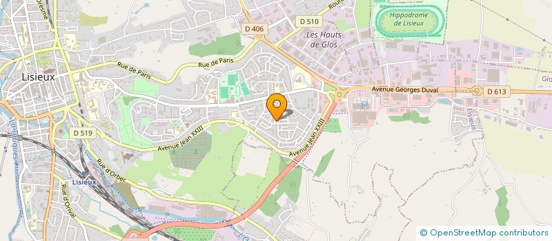 localisation de l'entreprise MADAME AURELIE MERCIER  LISIEUX