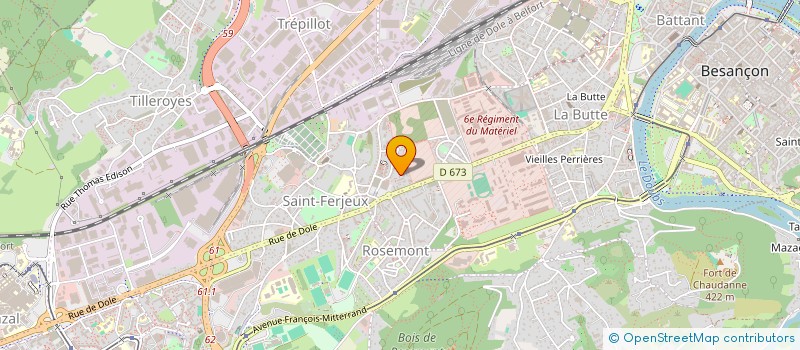 localisation de l'entreprise MADAME AURELIE MERCIER à BESANCON