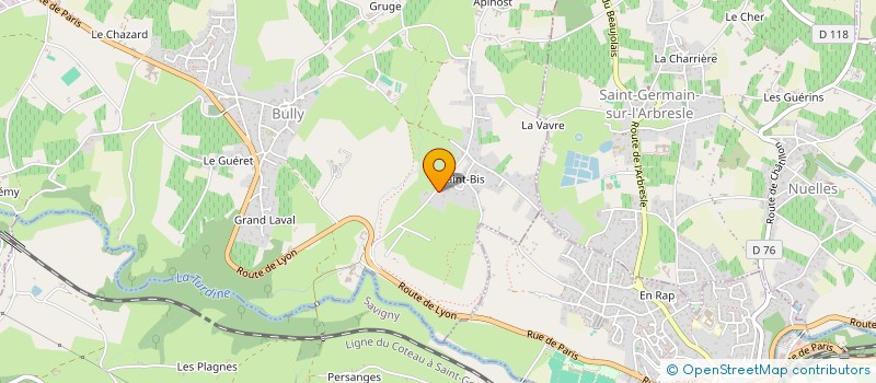 localisation de l'entreprise MADAME AURELIE MERLIN  BULLY