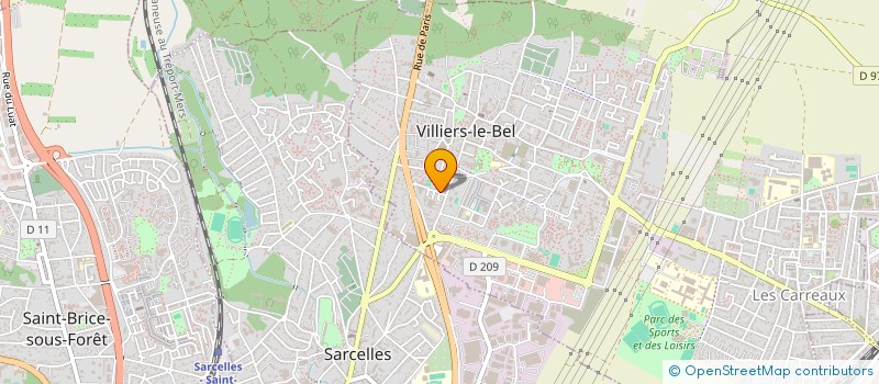 localisation de l'entreprise MADAME AURELIE MERLUCHE à VILLIERS-LE-BEL