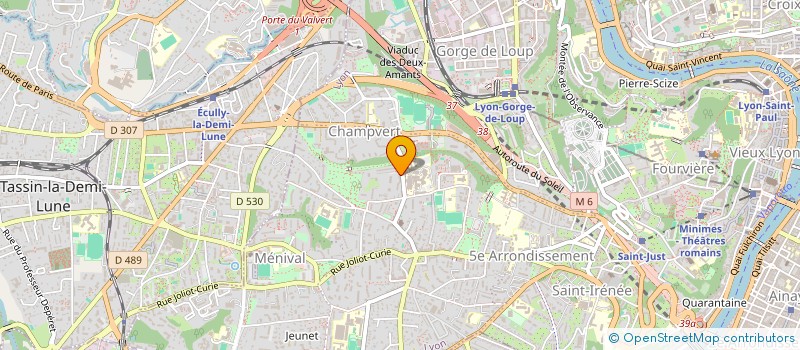 localisation de l'entreprise MADAME AURELIE MERVILLE  LYON