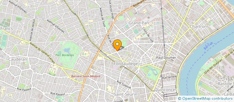localisation de l'entreprise MADAME AURELIE MEUNIER à BORDEAUX